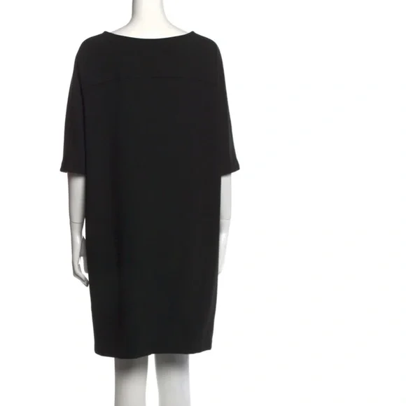 HATCH Maternity Shift Mini Short Dress Black Boat Neckline size 0 - Picture 3 of 11